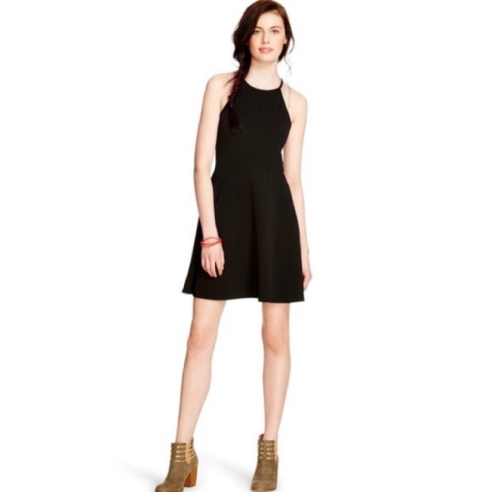 Mossimo Black Textured Dress